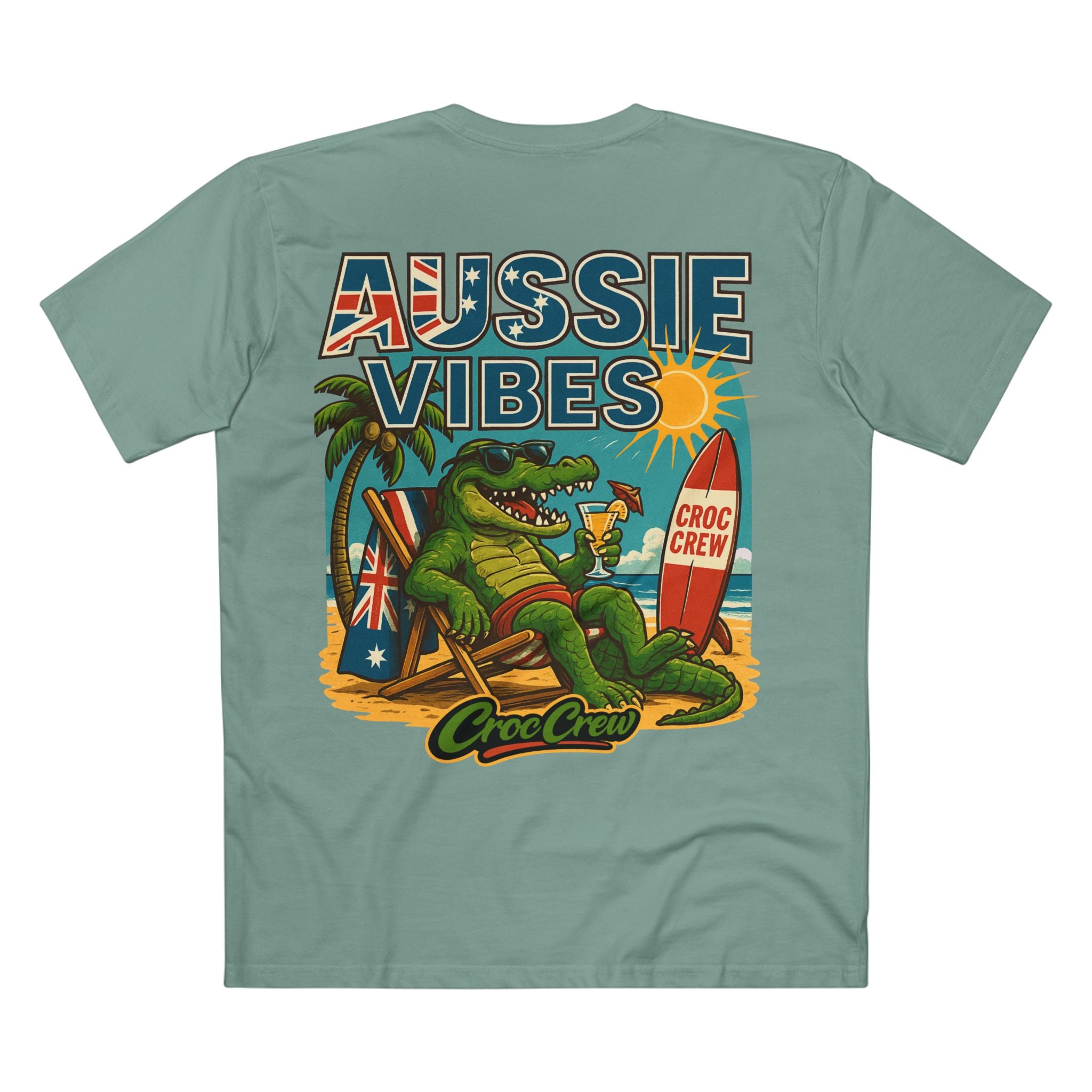 Aussie Vibes AS Colour Staple Tee – Beach Croc Edition | Croc Crew