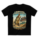 I Survived The Jumping Crocodiles AS Colour Staple Tee – NT Croc Edition | Croc Crew