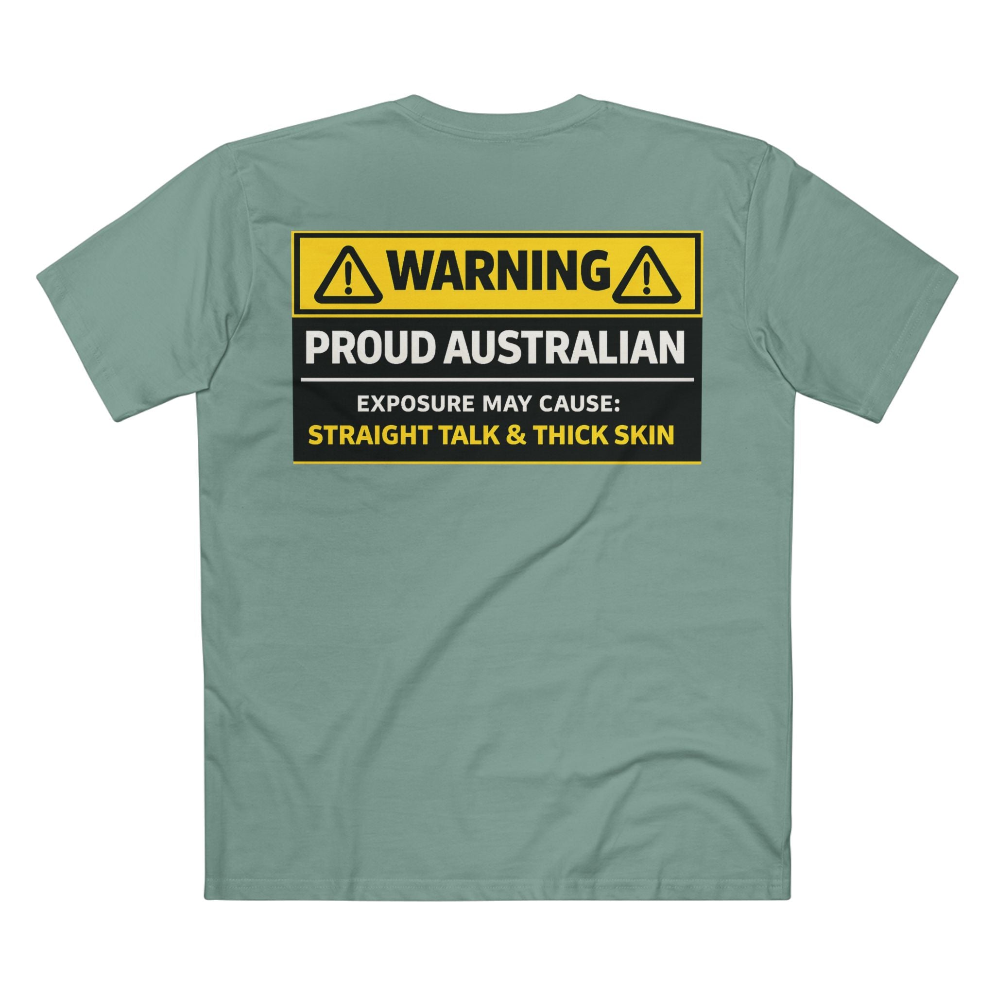 Warning Proud Australian AS Colour Staple Tee – Aussie Pride Edition | Croc Crew