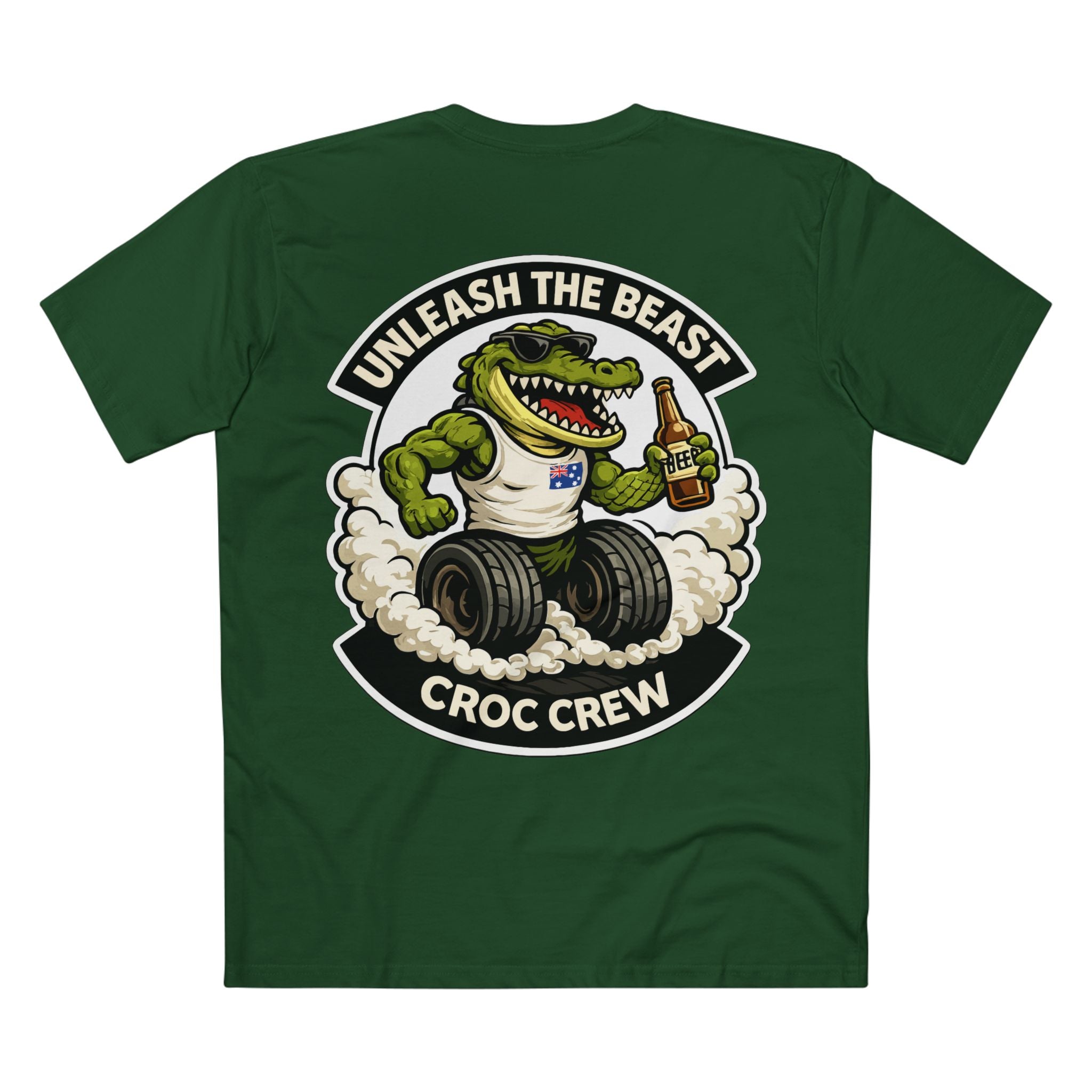 Unleash The Beast AS Colour Staple Tee – Beast Mode Croc Edition | Croc Crew