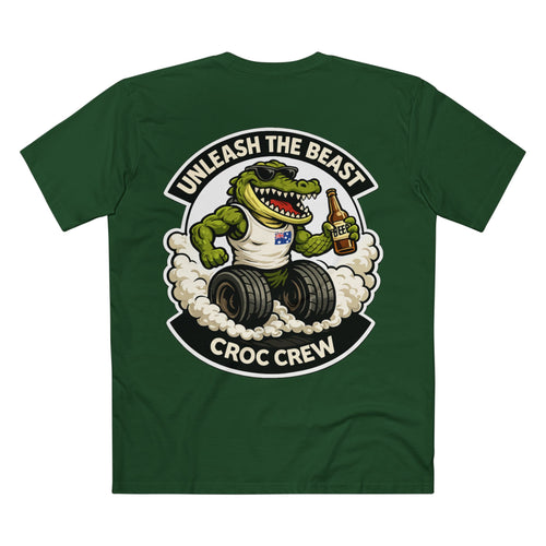 Unleash The Beast AS Colour Staple Tee – Beast Mode Croc Edition | Croc Crew