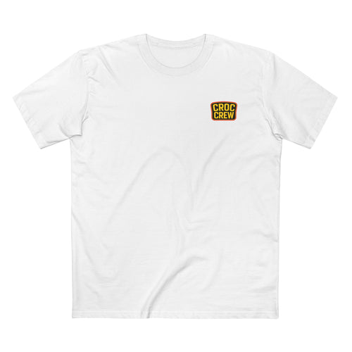 Hero Croc Merv Guns Out AS Colour Staple Tee – Far Northern Queensland Edition | Croc Crew