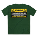 Warning Proud Australian AS Colour Staple Tee – Aussie Pride Edition | Croc Crew