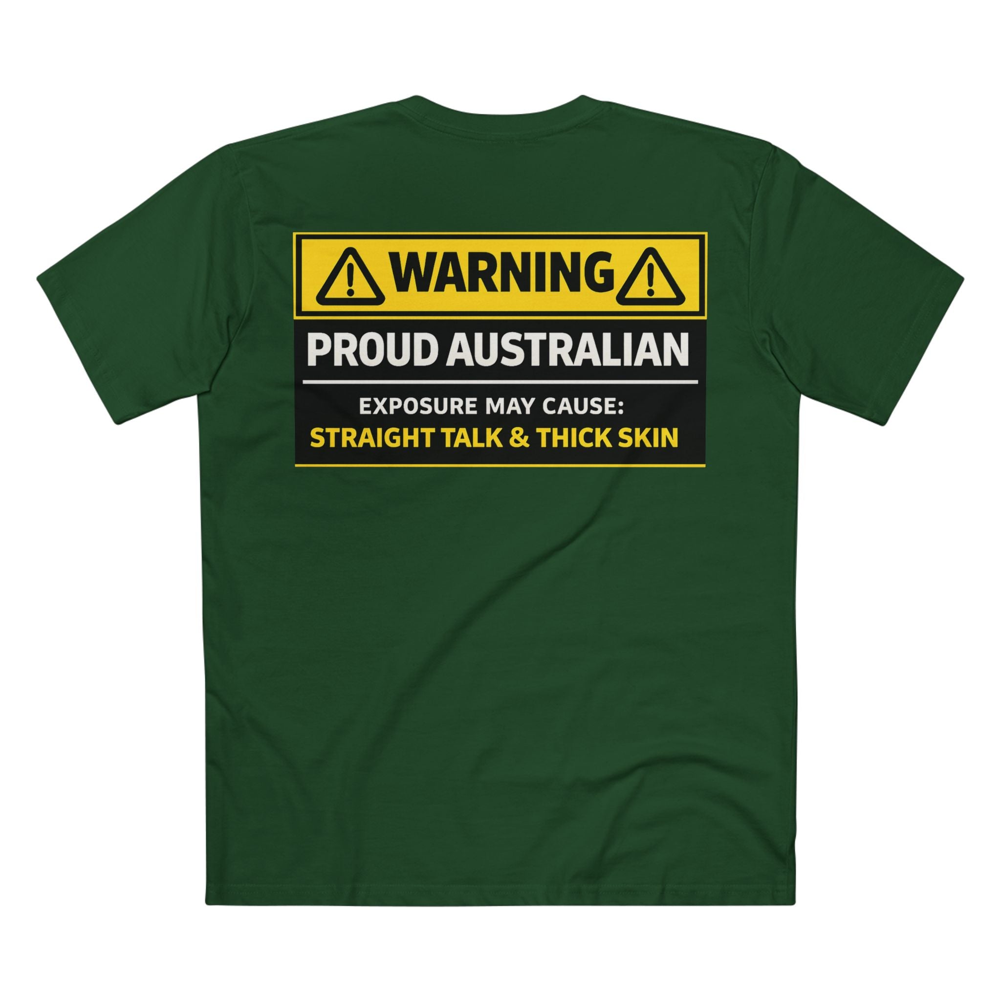 Warning Proud Australian AS Colour Staple Tee – Aussie Pride Edition | Croc Crew