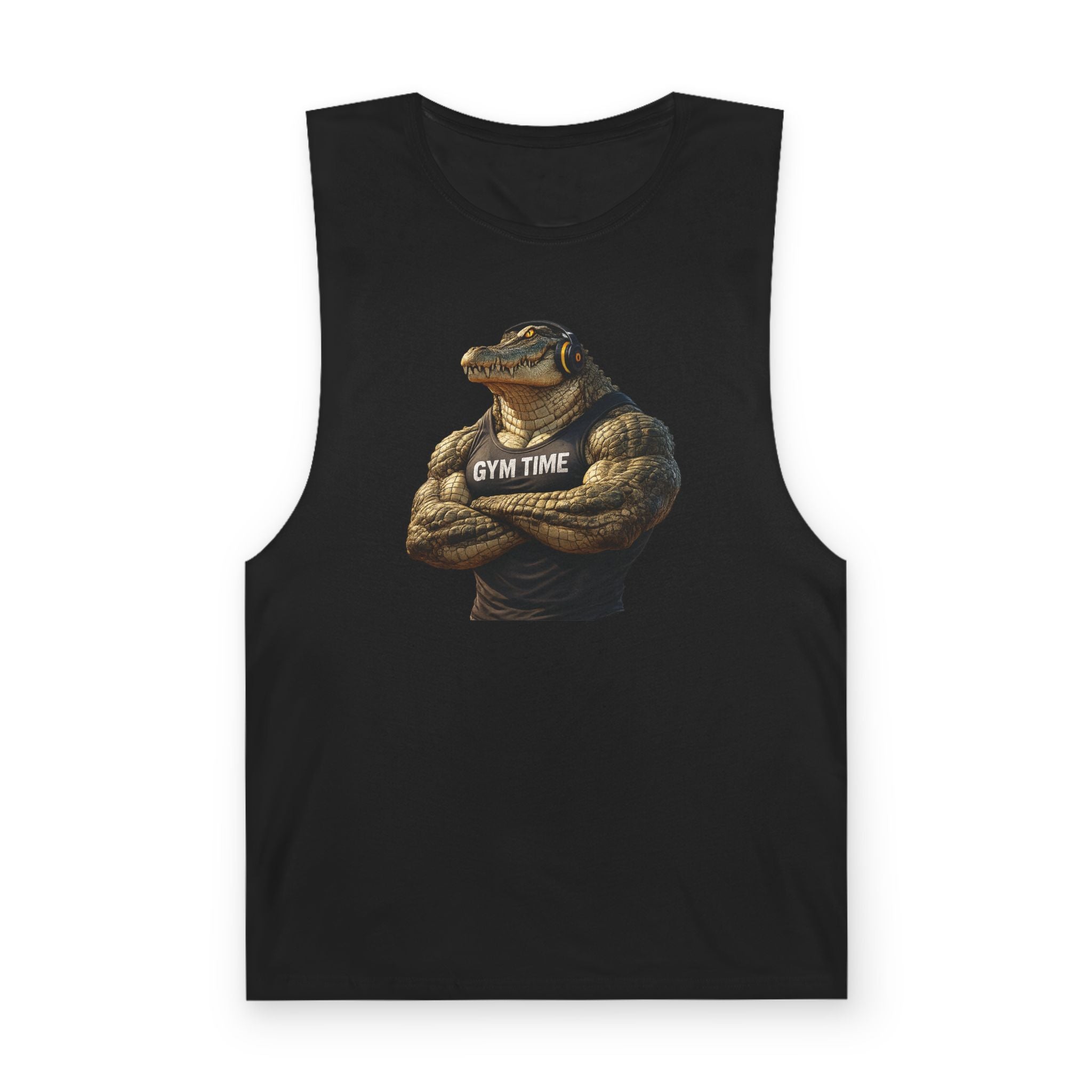 Gymtime Guns Out AS Colour Barnard Tank Muscle Tee – Limited Edition Croc Crew