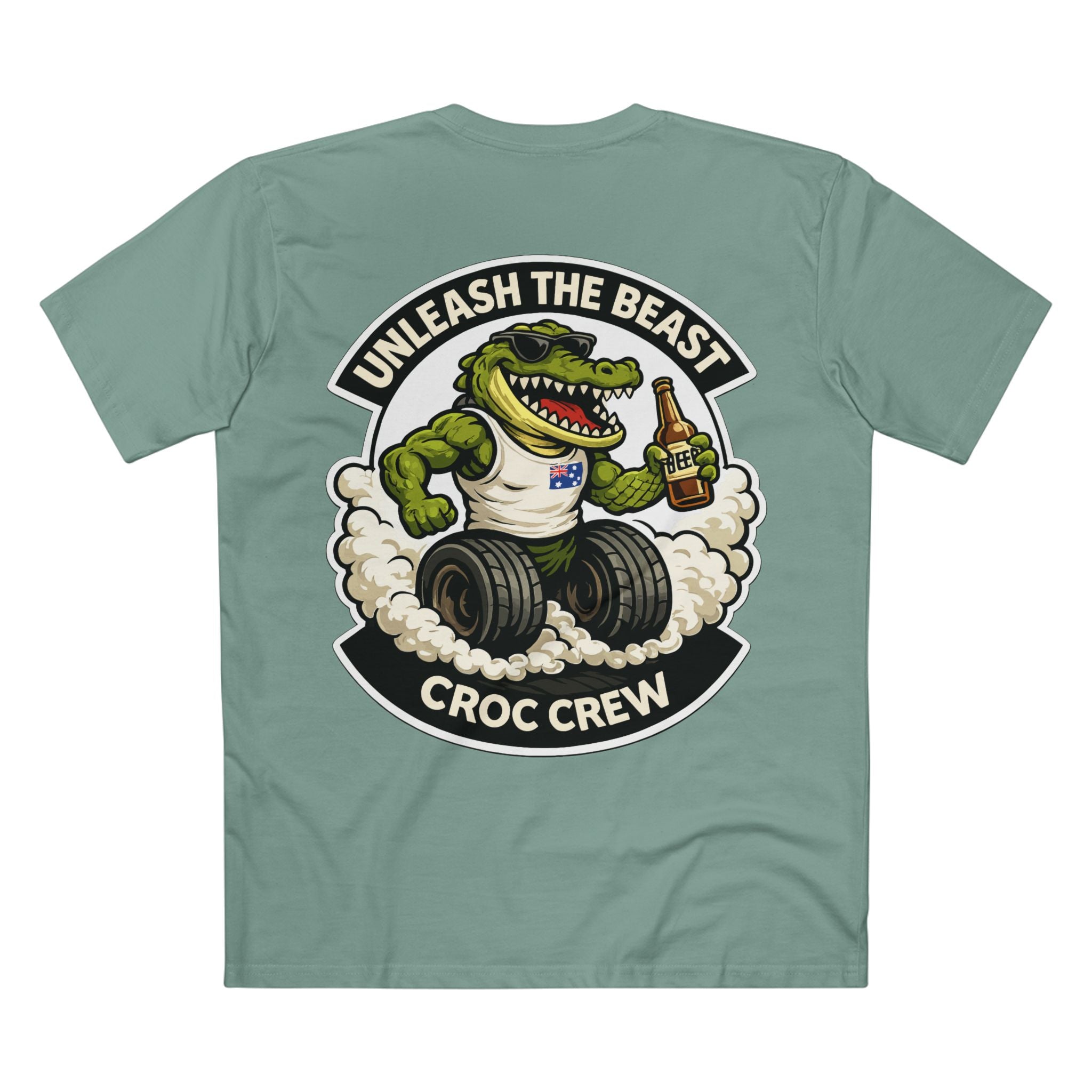 Unleash The Beast AS Colour Staple Tee – Beast Mode Croc Edition | Croc Crew