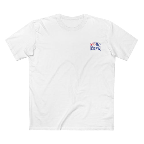 FCK Around N Find Out Australia Shape AS Colour Staple Tee – Aussie Shape Flag Edition | Croc Crew