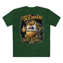 I May Be Old And Fat AS Colour Staple Tee – Sexy As Hell Edition | Croc Crew