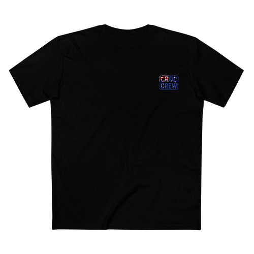 FCK Around N Find Out Australia Shape AS Colour Staple Tee – Aussie Shape Flag Edition | Croc Crew
