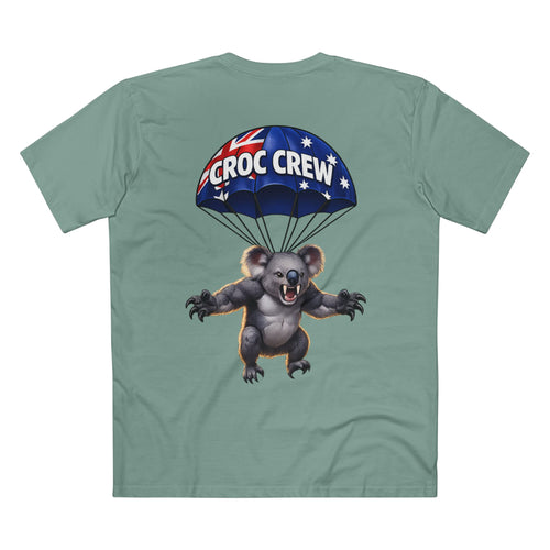 Drop Bear Descent AS Colour Staple Tee – Croc Crew Edition | Croc Crew