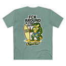 FCK Around N Find Out Croc Surfs Up AS Colour Staple Tee – Surf’s Up Croc Edition | Croc Crew