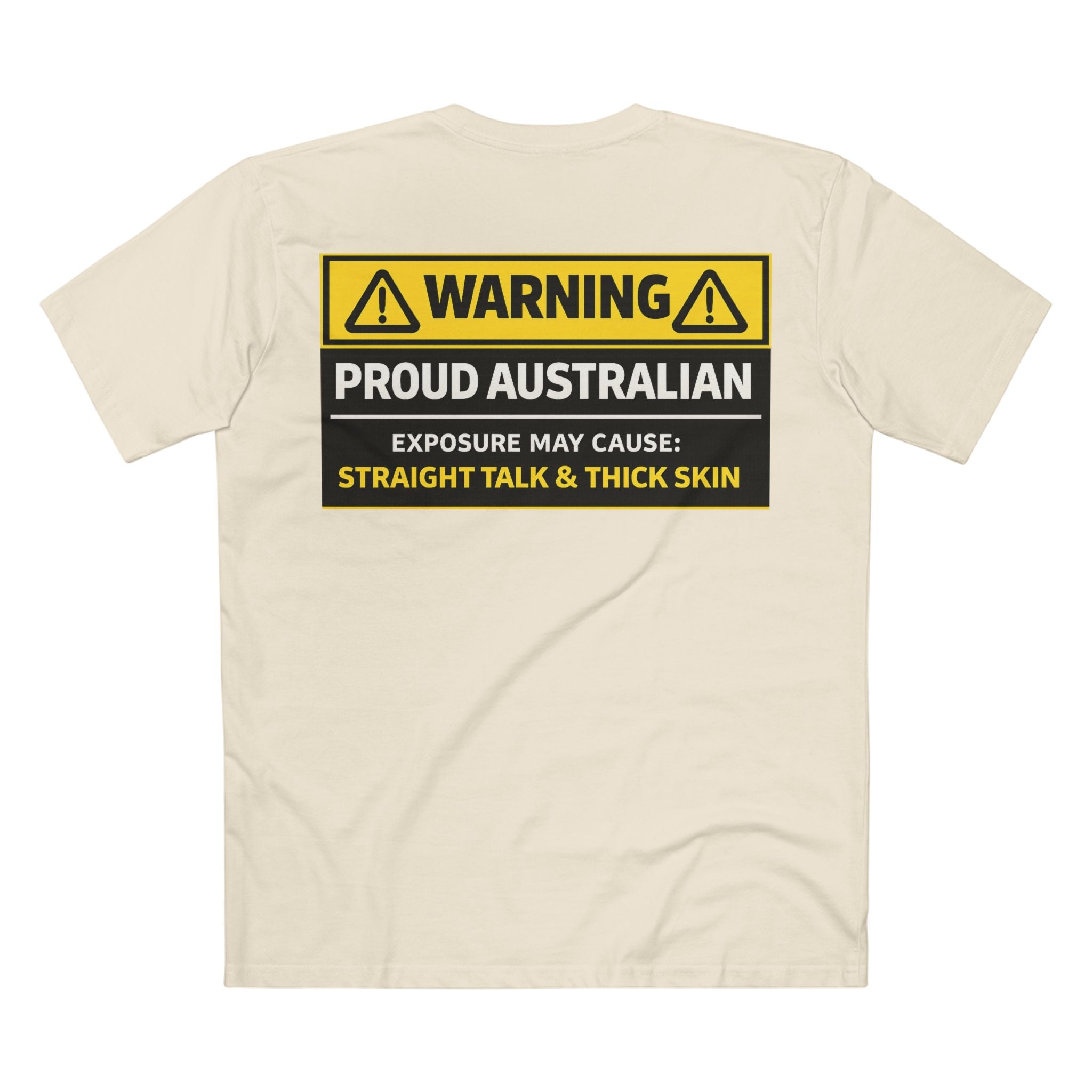 Warning Proud Australian AS Colour Staple Tee – Aussie Pride Edition | Croc Crew