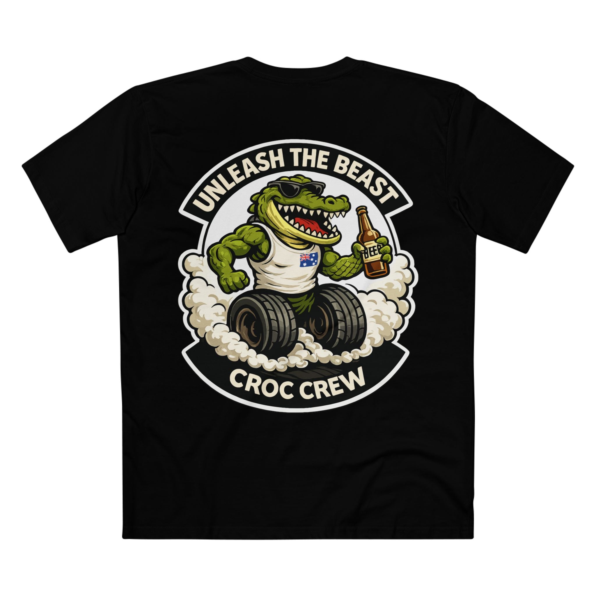 Unleash The Beast AS Colour Staple Tee – Beast Mode Croc Edition | Croc Crew