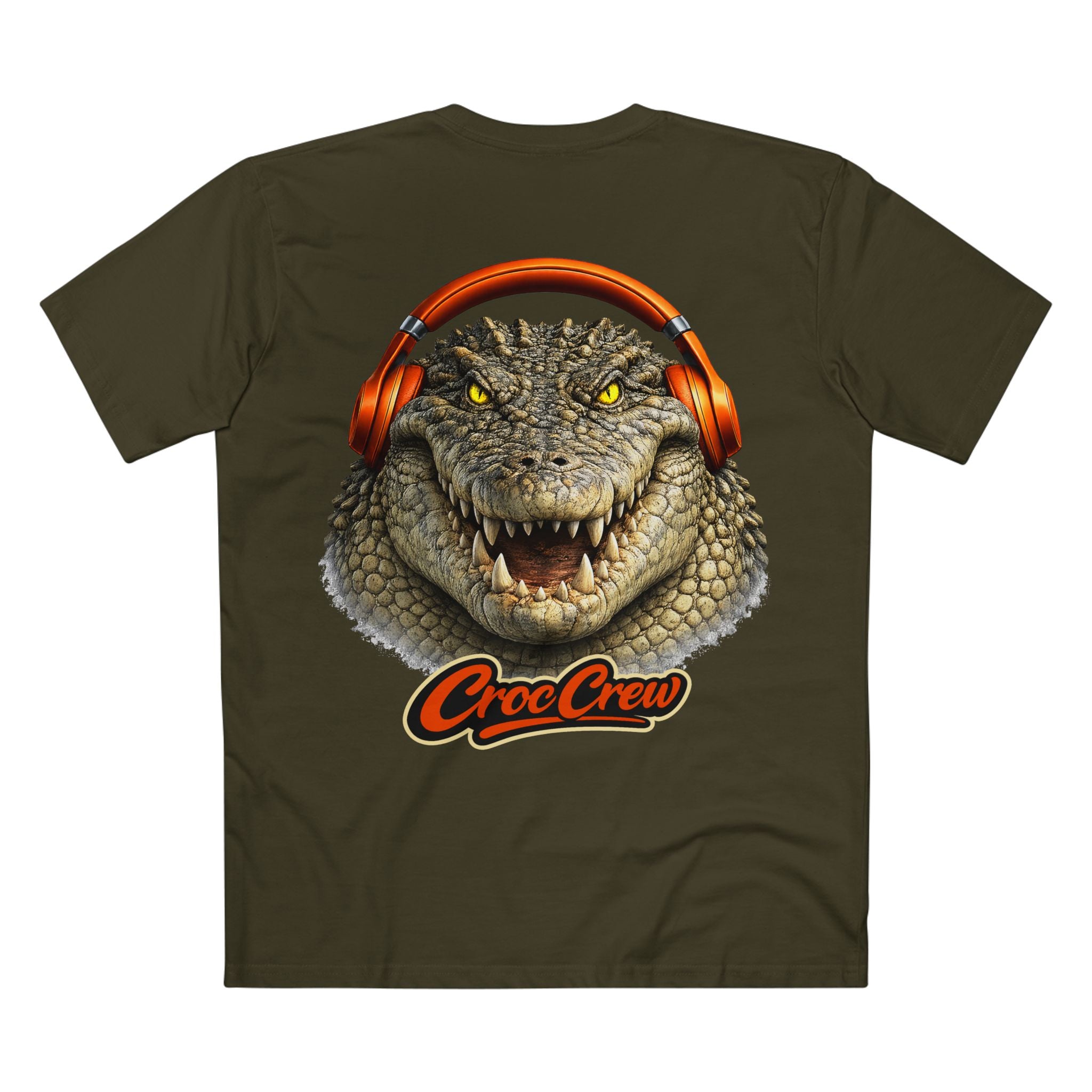 Croc Headphones AS Colour Staple Tee – Headphones Croc Edition | Croc Crew