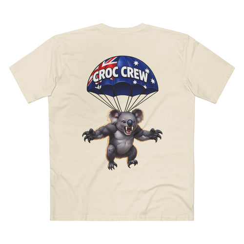 Drop Bear Descent AS Colour Staple Tee – Croc Crew Edition | Croc Crew