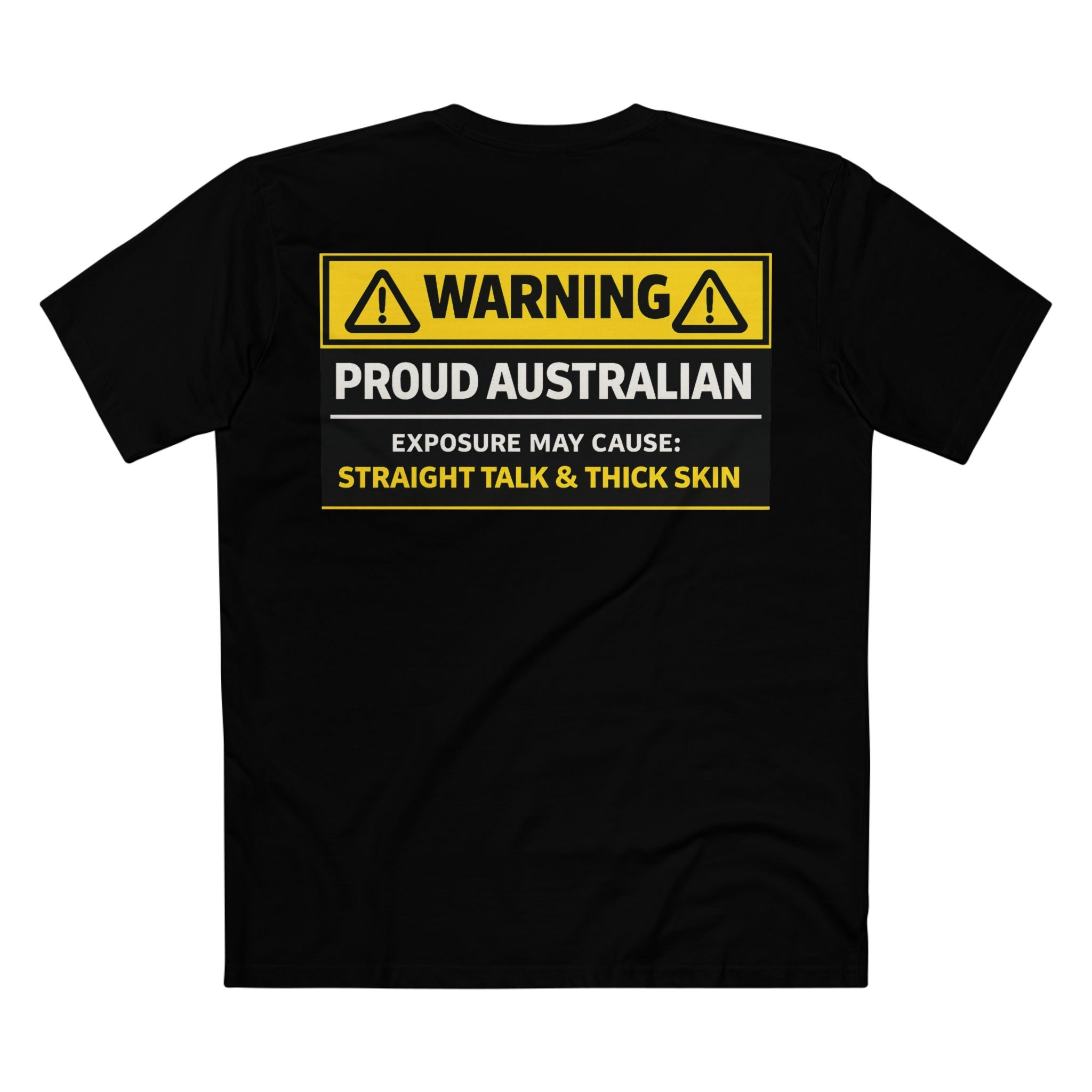 Warning Proud Australian AS Colour Staple Tee – Aussie Pride Edition | Croc Crew