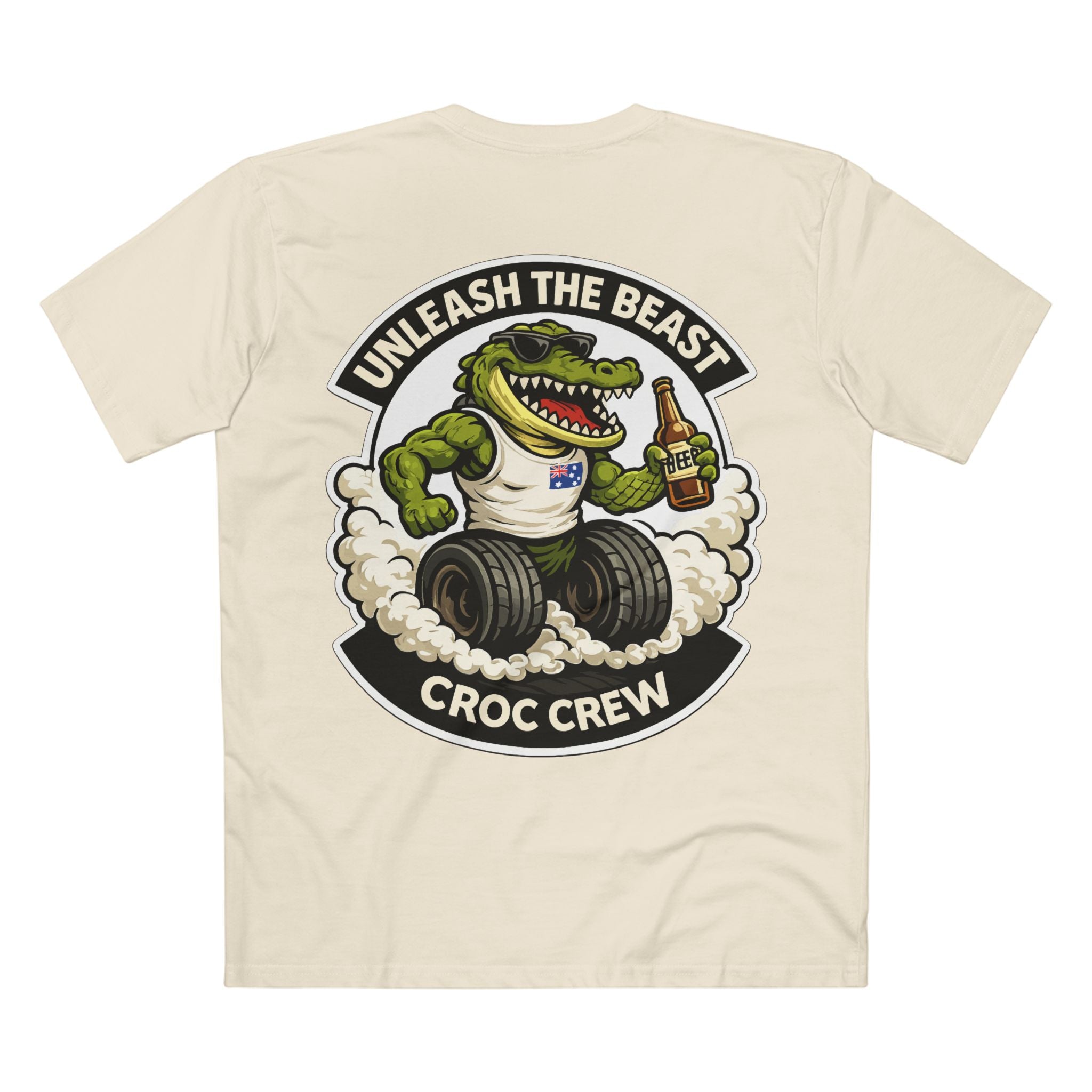 Unleash The Beast AS Colour Staple Tee – Beast Mode Croc Edition | Croc Crew