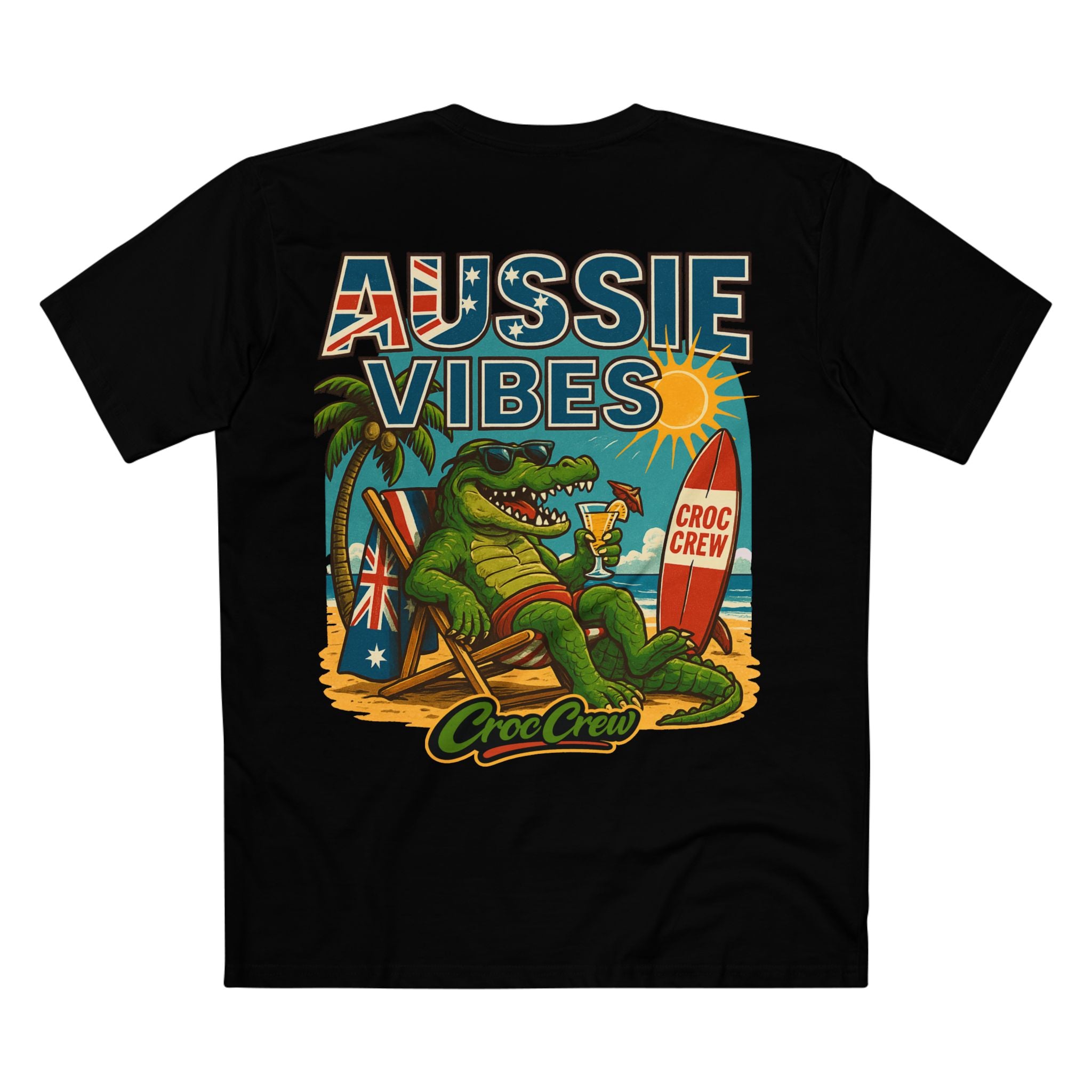 Aussie Vibes AS Colour Staple Tee – Beach Croc Edition | Croc Crew