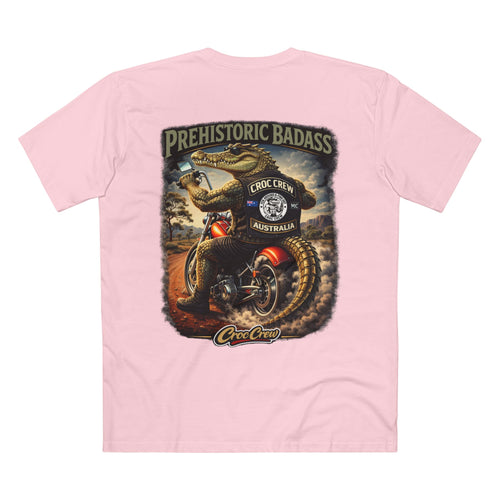 Prehistoric Badass Tee – AS Colour Staple T-Shirt  – Prehistoric Badass Croc Edition | Croc Crew