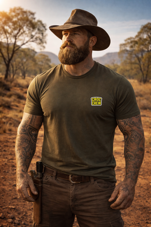 Warning Proud Australian AS Colour Staple Tee – Aussie Pride Edition | Croc Crew