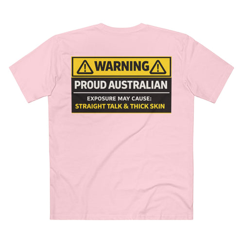 Warning Proud Australian AS Colour Staple Tee – Aussie Pride Edition | Croc Crew