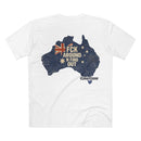 FCK Around N Find Out Australia Shape AS Colour Staple Tee – Aussie Shape Flag Edition | Croc Crew