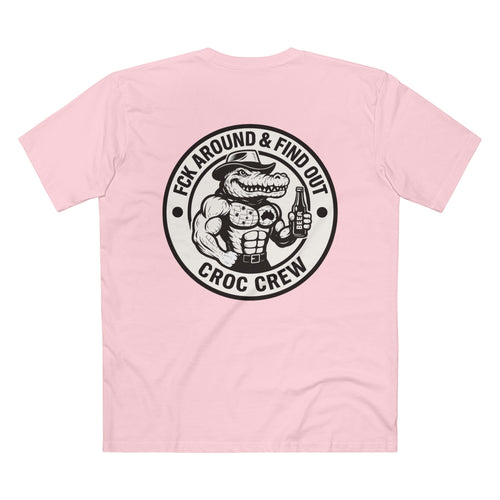 FCK Around N Find Out Hero Croc AS Colour Staple Tee – Hero Croc Edition | Croc Crew