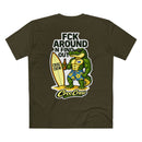 FCK Around N Find Out Croc Surfs Up AS Colour Staple Tee – Surf’s Up Croc Edition | Croc Crew
