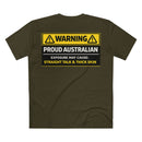 Warning Proud Australian AS Colour Staple Tee – Aussie Pride Edition | Croc Crew