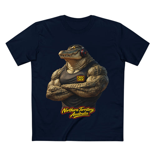 Hero Croc Merv Guns Out AS Colour Staple Tee – Northern Territory Edition | Croc Crew