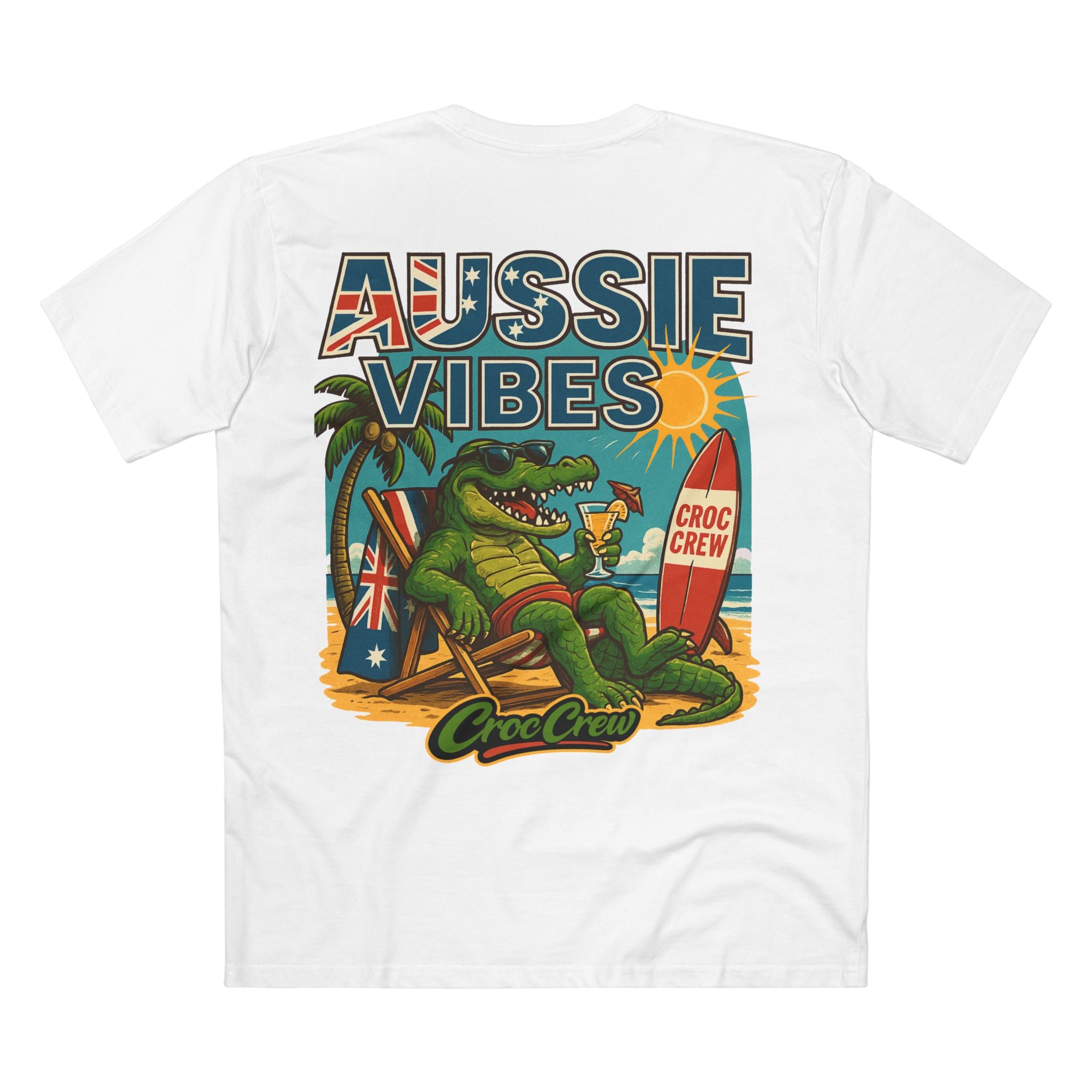 Aussie Vibes AS Colour Staple Tee – Beach Croc Edition | Croc Crew