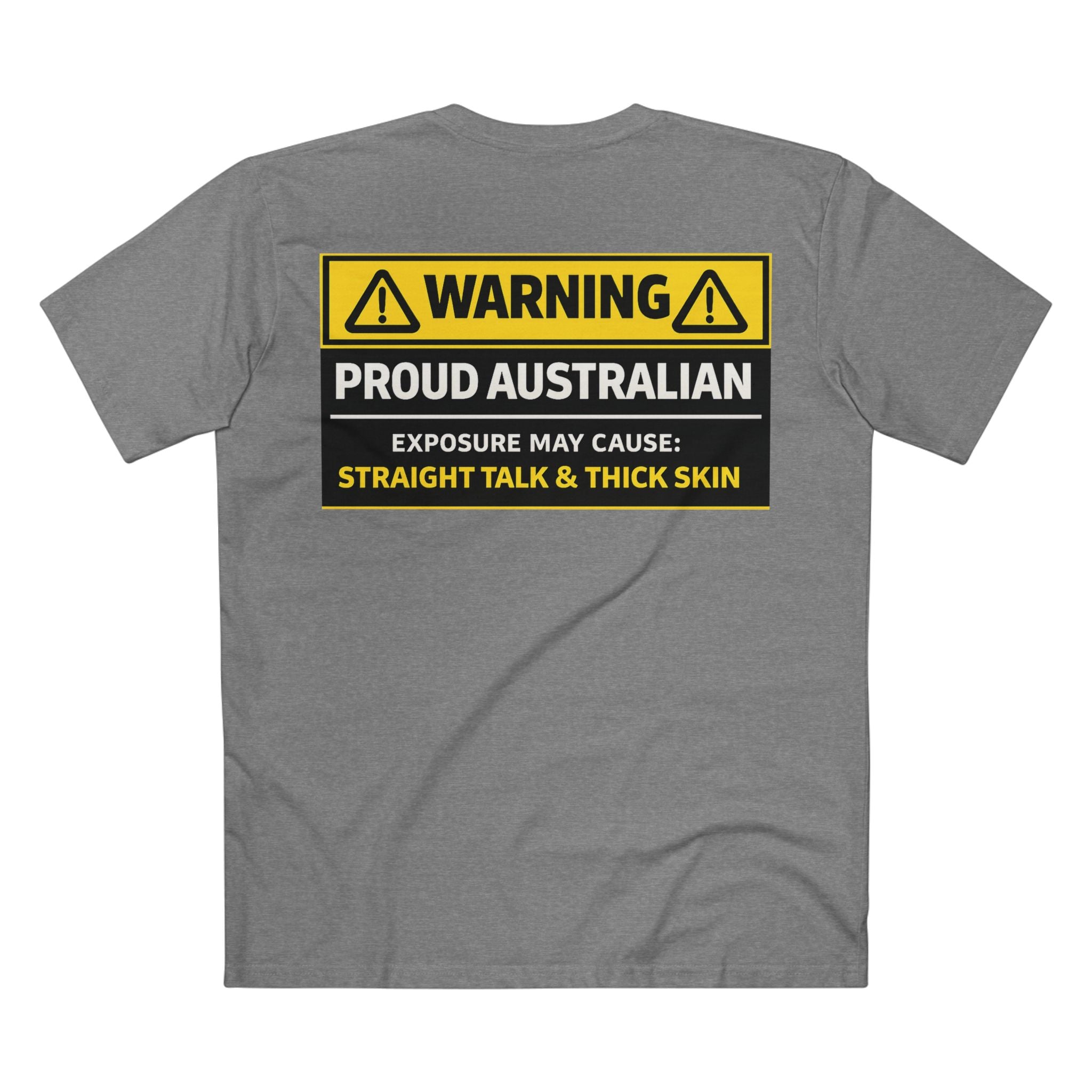 Warning Proud Australian AS Colour Staple Tee – Aussie Pride Edition | Croc Crew
