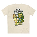 FCK Around N Find Out Croc Surfs Up AS Colour Staple Tee – Surf’s Up Croc Edition | Croc Crew