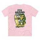 FCK Around N Find Out Croc Surfs Up AS Colour Staple Tee – Surf’s Up Croc Edition | Croc Crew