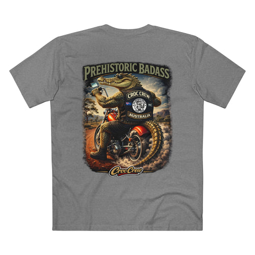 Prehistoric Badass Tee – AS Colour Staple T-Shirt  – Prehistoric Badass Croc Edition | Croc Crew