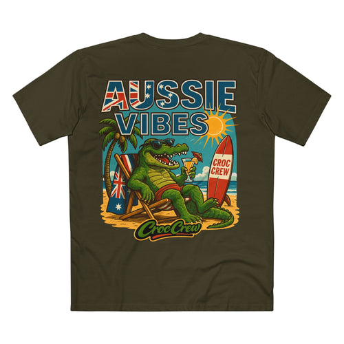 Aussie Vibes AS Colour Staple Tee – Beach Croc Edition | Croc Crew