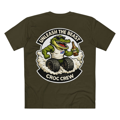 Unleash The Beast AS Colour Staple Tee – Beast Mode Croc Edition | Croc Crew