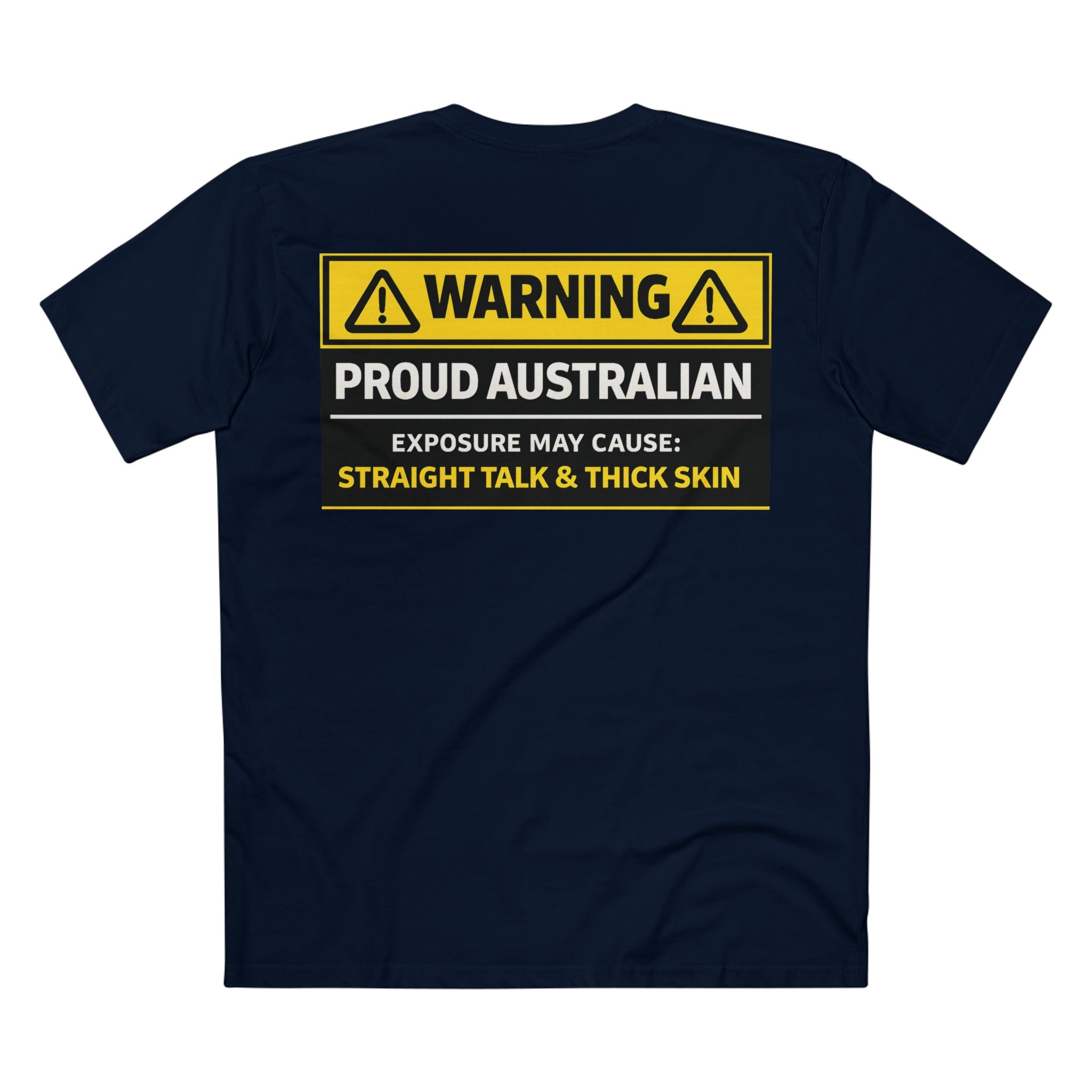 Warning Proud Australian AS Colour Staple Tee – Aussie Pride Edition | Croc Crew
