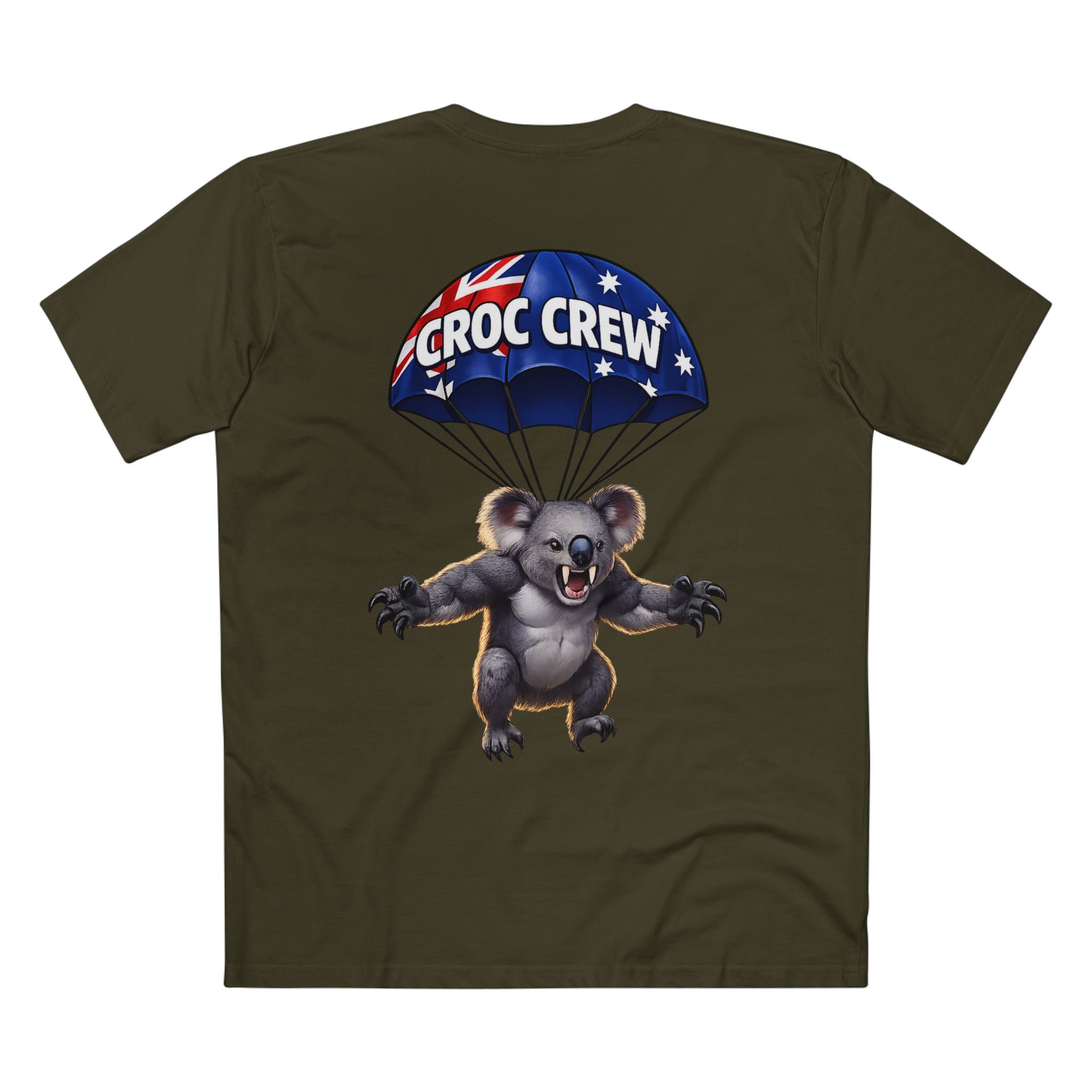 Drop Bear Descent AS Colour Staple Tee – Croc Crew Edition | Croc Crew