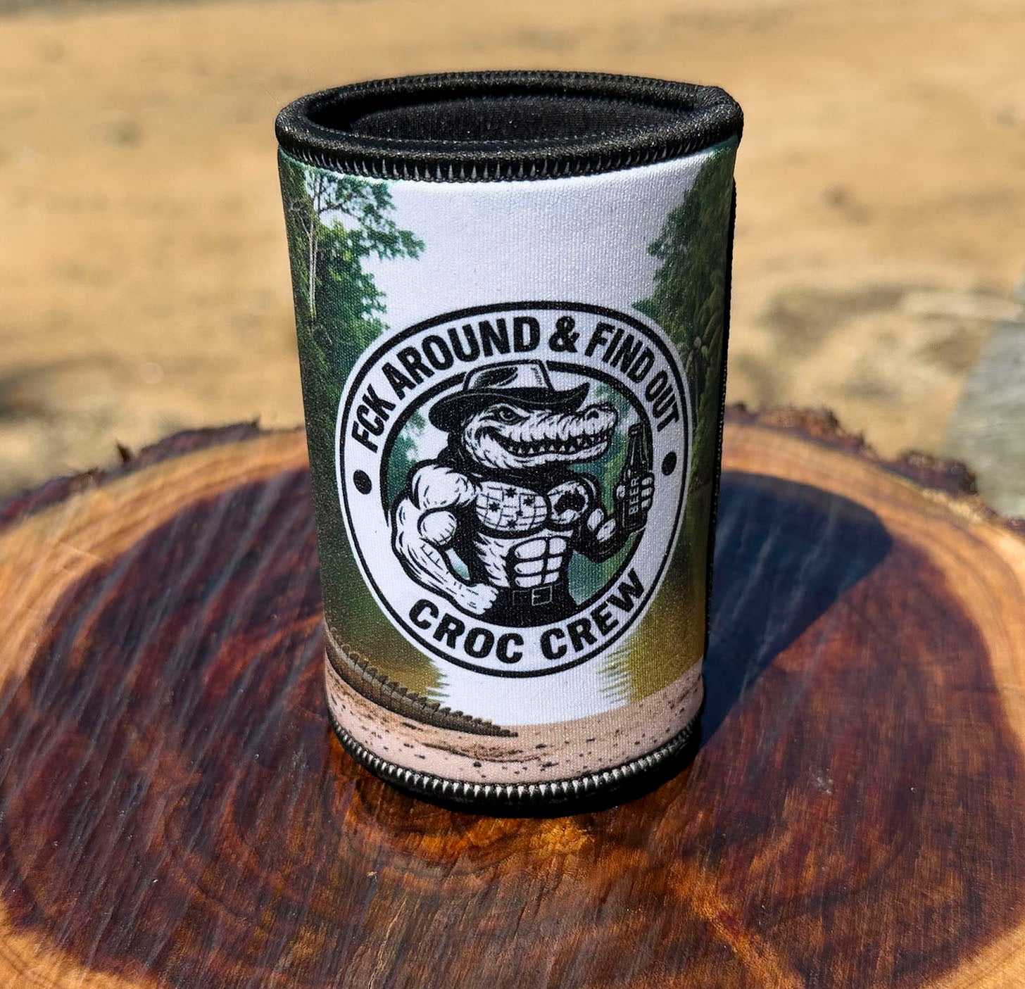 Croc Crew Trilogy - Stubby Cooler + Sticker bundle (Rated M+)