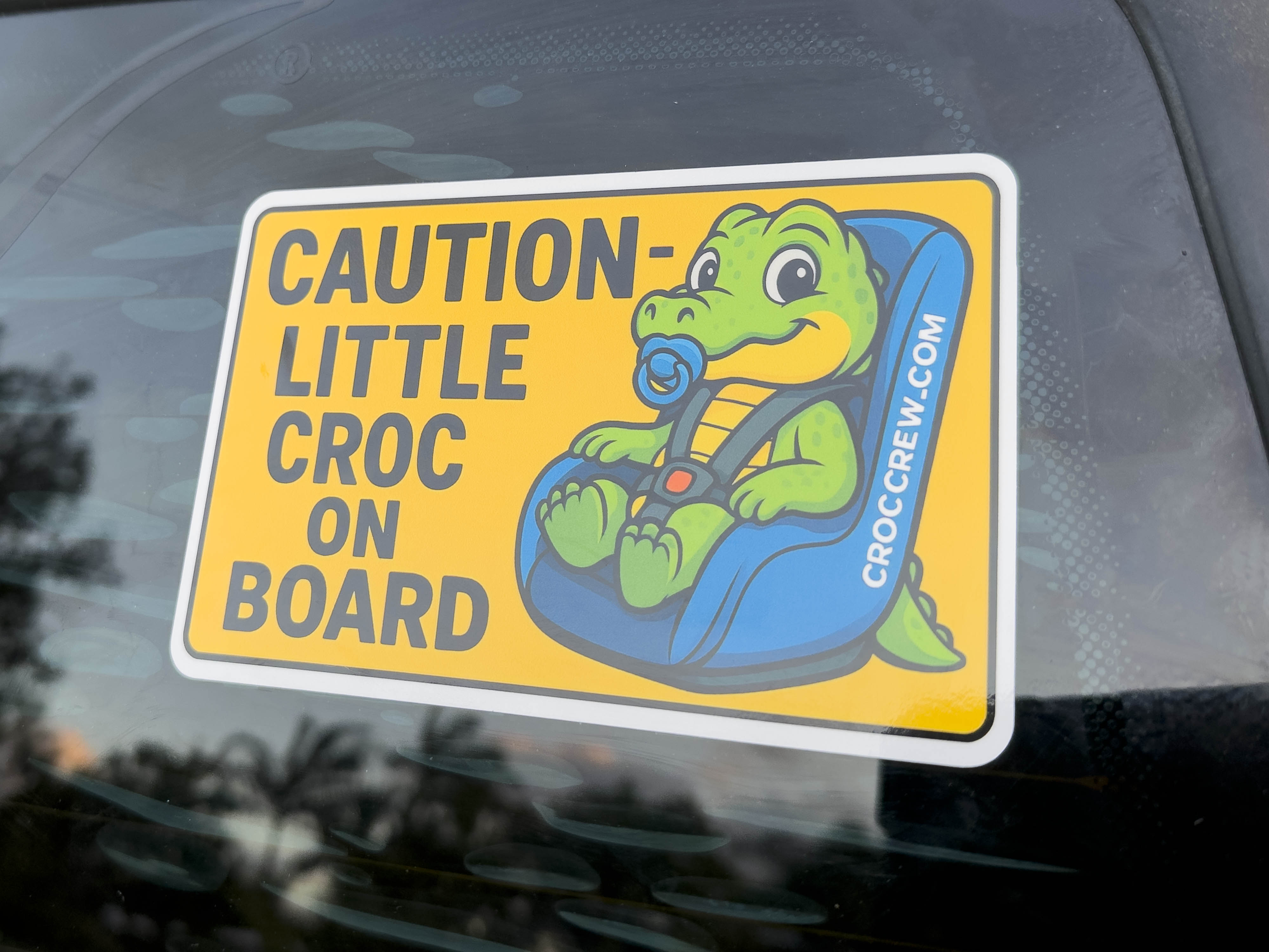 Sticker - Baby Croc on board ( Rated G )