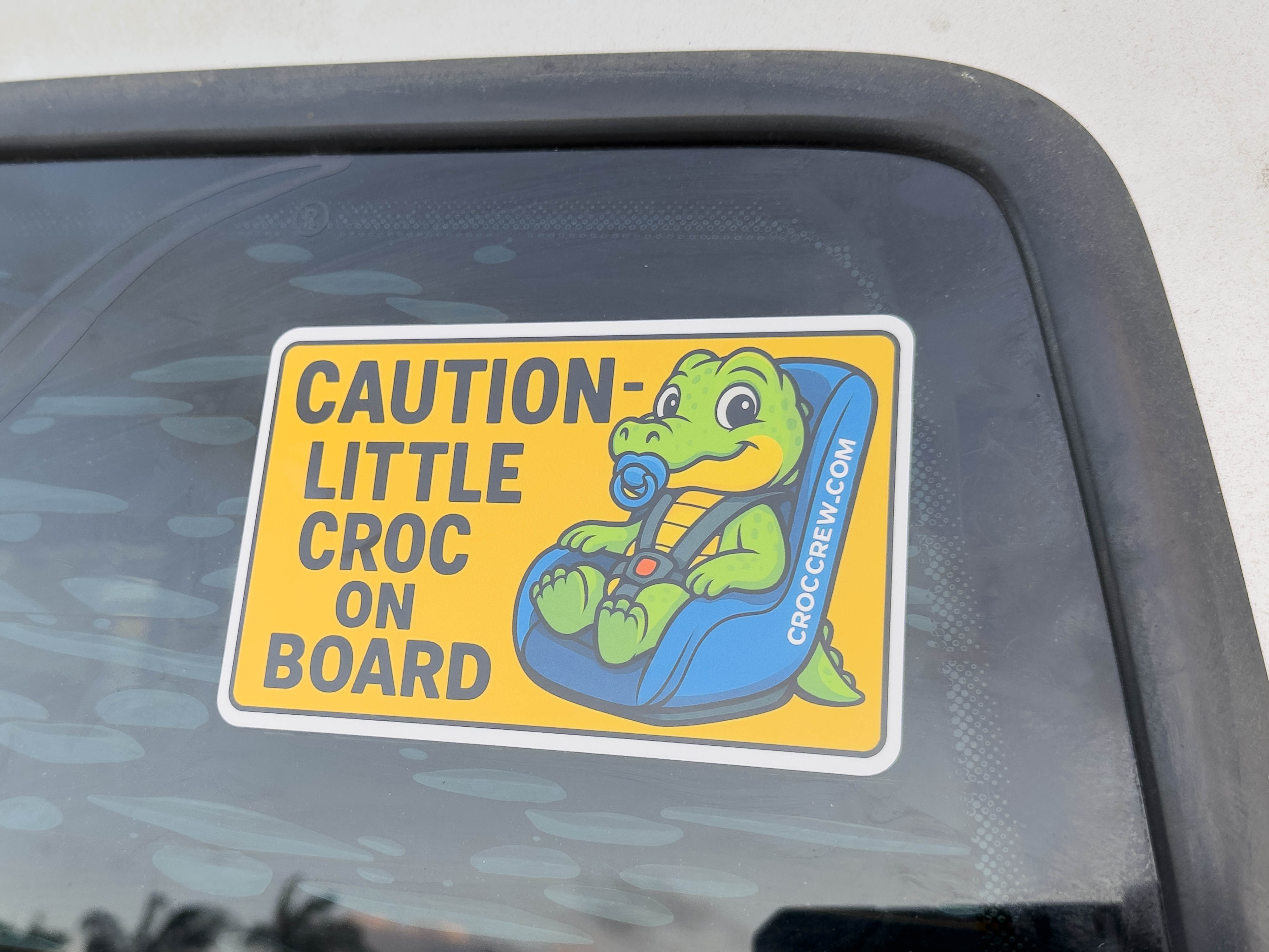 Sticker - Baby Croc on board ( Rated G )