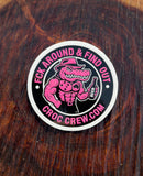 Croc Skin Stubby Cooler - Pink (Rated M+)