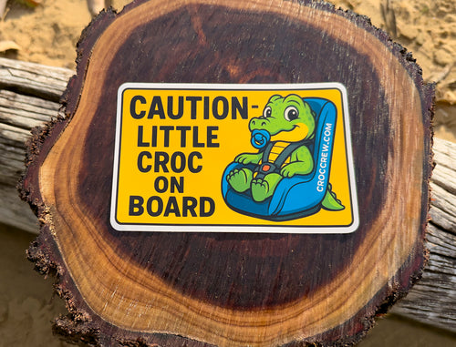 Sticker - Baby Croc on board ( Rated G )