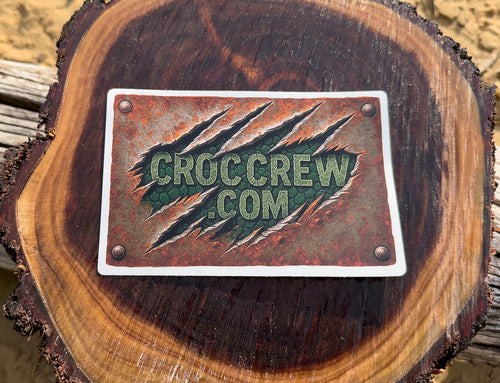 Sticker - Metal Rip Croc Crew( Rated PG )