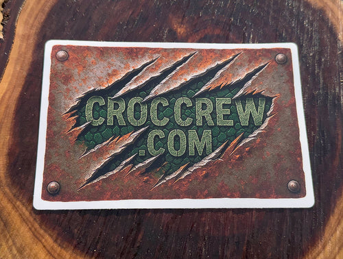 Sticker - Metal Rip Croc Crew( Rated PG )