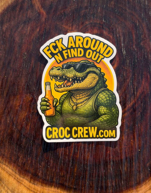 Sticker – Green Singlet Beer Fck Around Find Out (Rated M+)