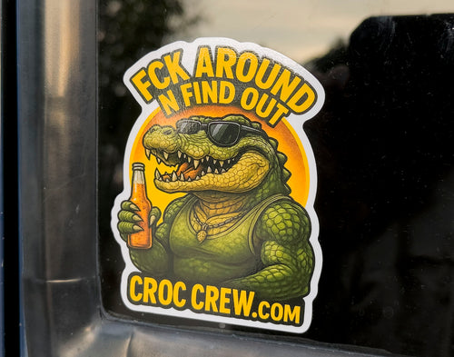 Sticker – Green Singlet Beer Fck Around Find Out (Rated M+)