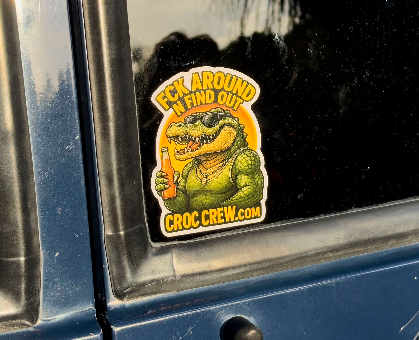 Sticker – Green Singlet Beer Fck Around Find Out (Rated M+)